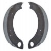 Pair of Brake Shoes with Lining round end version D9NN2218AA, C5NN2218F, 83924863, F2NN2218AA, 81815611