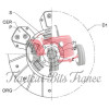 DISQUE D'AVANCEMENT ORGANIQUE RESSORT - LIBRE Ø 250 - 34 X 37 - 33