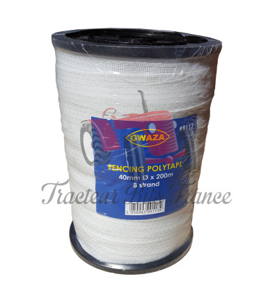 Fencing tape Poly 40mm 8 Strand 200 metres