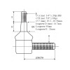 Track Rod End 89mm