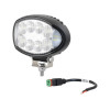 High-power LED headlight, wide angle and wide beam. Class 5, 9720 Lumens, 10-30V.