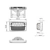 LED Work Light. Class 3, 5400 Lumens, 10-30V