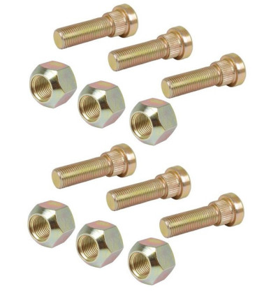 Wheel Stud Kit with Nuts 1/2" UNF