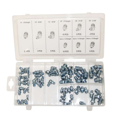 Workshop Kit Grease Nipple Assortment 70 pc