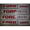 Kit autocollant Ford Dexta 2000