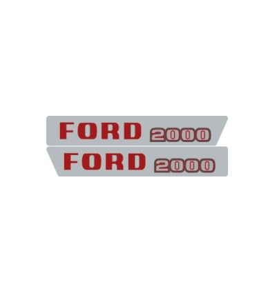 Ford Pre-force 2000 Decal Set