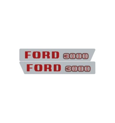 Ford Pre-force 3000 Decal Set