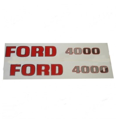 Kit Autocollant Ford 4000 Pre-force