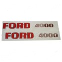 Kit Autocollant Ford 4000 Pre-force