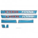 Ford 7000 Decal Set