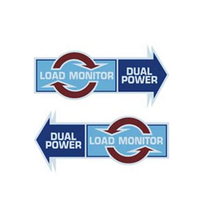 Autocollant Ford Load Monitor Dual Power