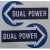 Autocollant Dual Power