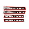 David Brown 880 Selectamatic Decal Set