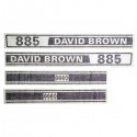 David Brown 885 Decal Set