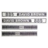Kit Autocollant David Brown 885