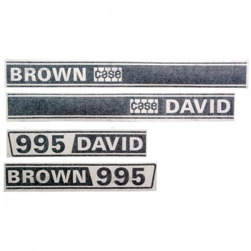 decals David Brown Case 885 tractor bonnett  Stickers 