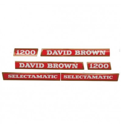 David Brown 1200 Decal Set