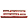 Kit Autocollant David Brown 1200