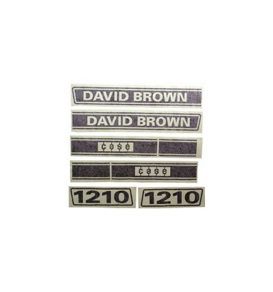 David Brown 1210 Decal Set