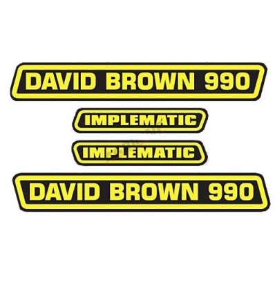 Kit Autocollant David Brown 990