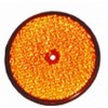 Catadioptre rond - Orange 60mm