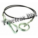 Emergency traler safety cable