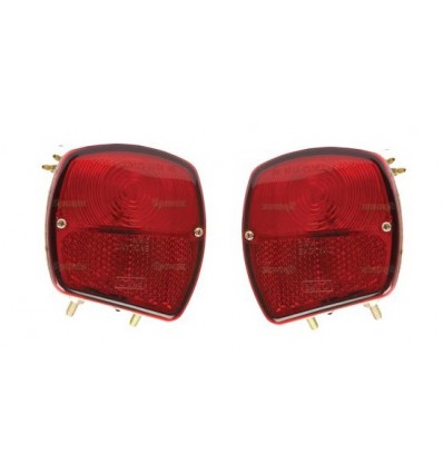 Pair Rear Red Light For Models Without Cab
