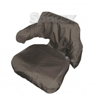 Wrap Around Tractor Seat Cover- Black
