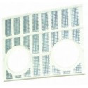 Plastic Grille With Light Holes 81824198, D1NN8151B