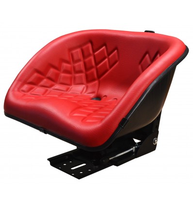 Universal Suspension Bucket Seat Red