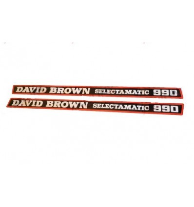 Kit Autocollant David Brown 990 selectamatic