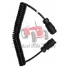 Cable Trailer Extension Plastic M/M 7 Pin Curly