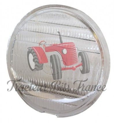 Headlight Lens with tractor logo