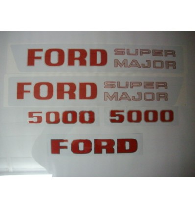 Ford 5000 Super Major Sticker Kit