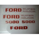 Ford 5000 Super Major Autocollant