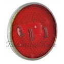 Red Reflector with metal surround 42mm