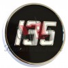 MF135 Metal Side Badge Chrome & Painted