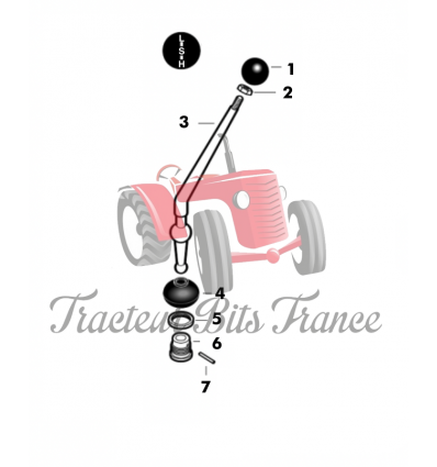 Replacment kit for High - Low gear lever