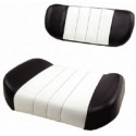 Seat Cushion & Backrest Set - Black and White