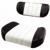 Seat Cushion & Backrest Set - Black and White